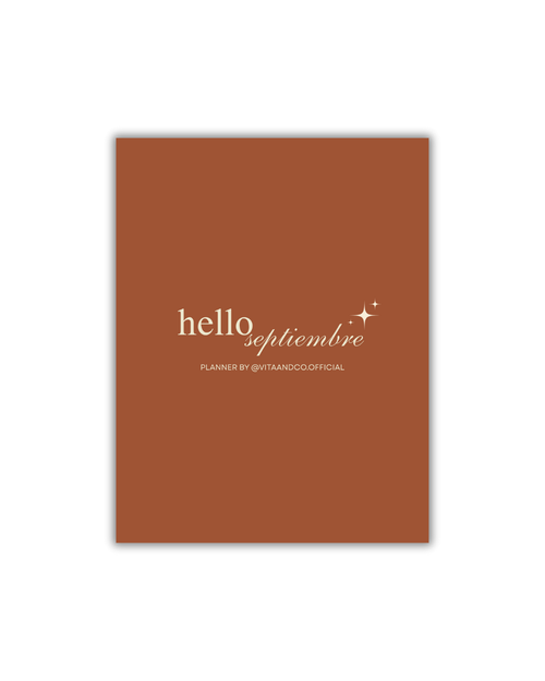 HELLO SEPTIEMBRE - planner mensual