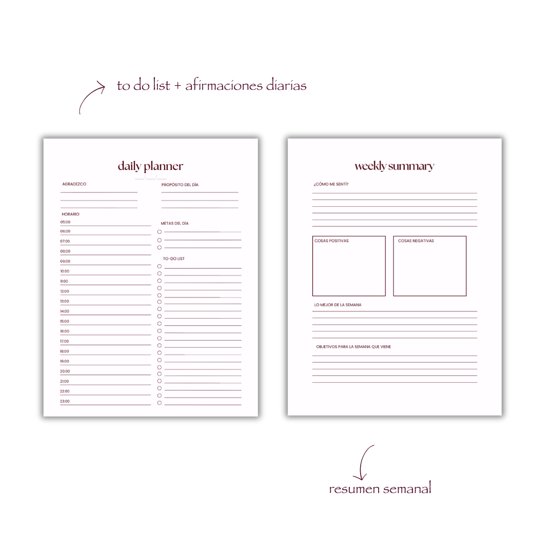 AGENDA DIGITAL ESCOLAR - my daily planner 2025-2026